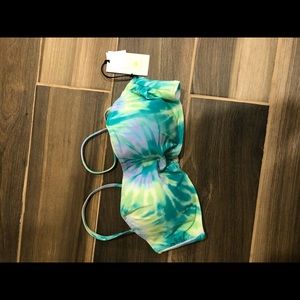 Multicolor underwire bathing suit top